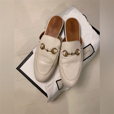 gucci slippers with red snake white|Gucci princetown leather slipper white.